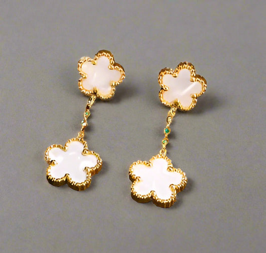 Clover Drop Earrings